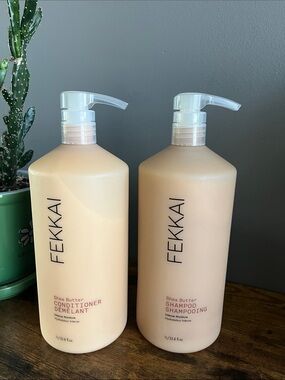 Fekkai Shea Butter Shampoo & Conditioner Set — Soft Peach